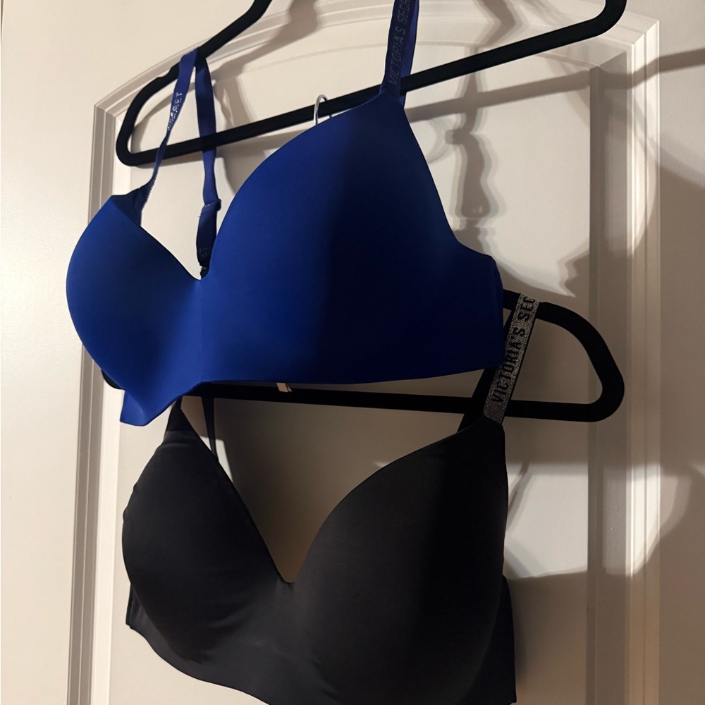 Victoria's Secret - Blue and Black wireless bras